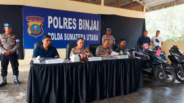 Kurang Sehari, Tim Kobra Polres Binjai Berhasil Ringkus Dua Pelaku Begal Sadis Viral